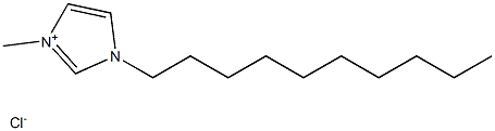 1-N-DECYL-3-METHYLIMIDAZOLIUMCHLORIDE Struktur