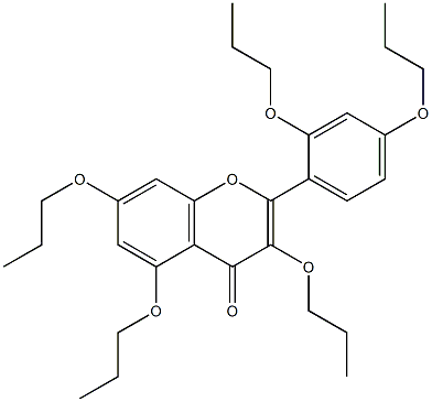 MORINPENTAPROPYLETHER Struktur