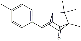 3-(4'-METHYLBENZYLIDENE)-D-L-CAMPHOR Struktur