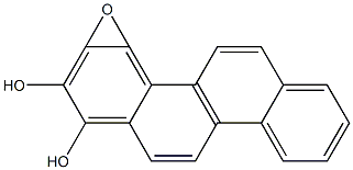 CHRYSENE-1,2-DIOL-3,4-EPOXIDE Struktur