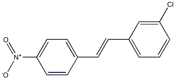 3-CHLORO-4'-NITROSTILBENE Struktur