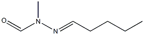 PENTANALMETHYLFORMYLHYDRAZONE Struktur