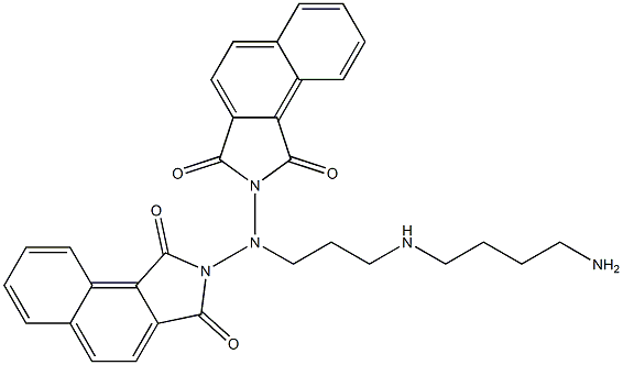 BIS-NAPHTHALIMIDOSPERMIDINE Struktur