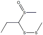 1-(METHYLSULPHINYL)-PROPYLMETHYLDISULPHIDE Struktur