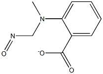 N-METHYL-N-NITROSO-METHYLANTHRANILATE Struktur