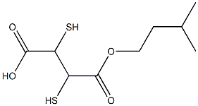 MONOISOAMYL2,3-DIMERCAPTOSUCCINICACID Struktur