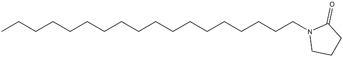 N-OCTADECYL-2-PYRROLIDONE Struktur