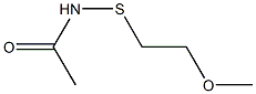 N-(2-METHOXYETHYL)-MERCAPTOACETAMIDE Struktur