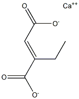 CALCIUMMONOETHYLHYDROGENFUMARATE Struktur