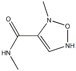 4-FURAZANCARBOXAMIDE,N,5-DIMETHYL- Struktur