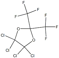 4,4,5,5-TETRACHLORO-2,2-BIS(TRIFLUOROMETHYL)-1,3-DIOXOLANE Struktur