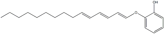 3-PENTADECATRIENYLCATECHOL Struktur