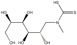 N-METHYL-N-DITHIOCARBOXYGLUCAMINE Struktur