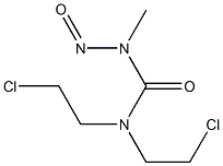 UREA,1,1-BIS(2-CHLOROETHYL)-3-METHYL-3-NITROSO- Struktur