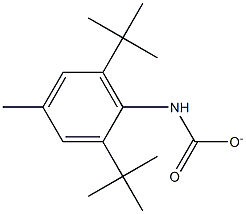 2,6-DI-TERT-BUTYL-4-METHYLPHENYLCARBAMATE Struktur