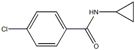 N-CYCLOPROPYL-PARA-CHLOROBENZAMIDE Struktur