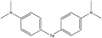 DI(4-(N,N-DIMETHYLAMINO)PHENYL)TELLURIDE Struktur