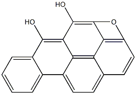 BENZO(A)PYRENEDIOLEPOXIDE Struktur