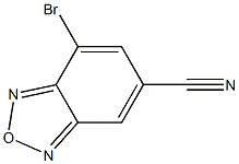 4-BROMO-6-CYANOBENZOFURAZAN Struktur