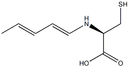 PENTA-1,3-DIENYL-S-CYSTEINE Struktur