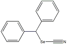 DIPHENYLMETHYLSELENOCYANATE Struktur