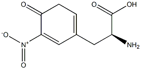 4-OXY-3-NITROPHENYLALANINE Struktur