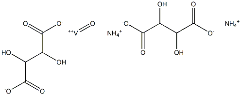 AMMONIUMVANADYLTARTRATE Struktur