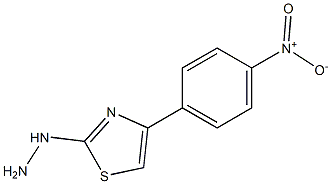 THIAZOLE,2-HYDRAZINO-4-(PARA-NITROPHENYL)- Struktur