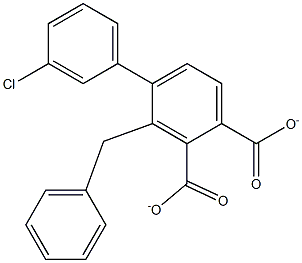 MONO-(3-CHLOROPHENYL)PHENYLMETHYL-PHTHALATE Struktur