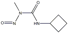 N-METHYL-N'-CYCLOBUTYL-N-NITROSOUREA Struktur