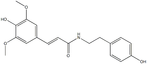 N-SINAPOLYTYRAMINE Struktur