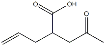 4-PENTENOICACID,2-OXOPROPYL- Struktur