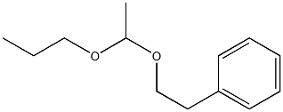 1-(2-PHENYLETHOXY)-1-PROPOXYETHANE Struktur