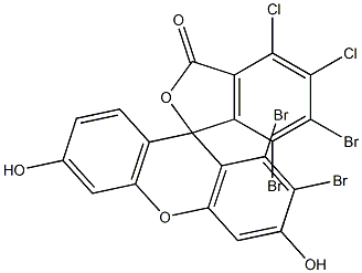 TETRABROMODICHLOROFLUORESCEIN Struktur