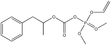 O,O-DIMETHYL-O-1-METHYL-2-PHENYLCARBOETHOXYVINYLPHOSPHATE Struktur