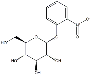 2-Nitrophenyl-a-D-glucopyranoside Struktur