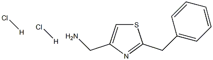 (2-Benzylthiazol-4-yl)methylaminedihydrochloride Struktur