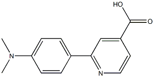 2-(4-Dimethylaminophenyl)-isonicotinic acid Struktur