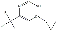 (4-Cyclopropyl-6-trifluoromethyl-pyrimidin-2-yl)- Struktur