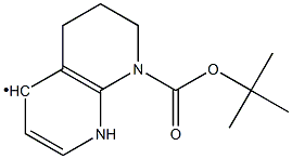 (8-Boc-5,6,7,8-Tetrahydro-[1,8]naphthyridin-2-yl)- Struktur