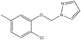 1-(2-Chloro-5-methyl-phenoxymethyl)-1H-pyrazole- Struktur