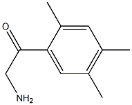 2-Amino-1-(2,4,5-trimethyl-phenyl)-ethanone Struktur