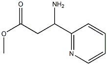 3-Amino-3-pyridin-2-yl-propionic acid methyl ester Struktur