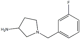 1-(3-fluorobenzyl)pyrrolidin-3-amine Struktur