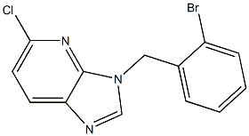 3-(2-bromobenzyl)-5-chloro-3H-imidazo[4,5-b]pyridine Struktur