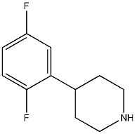 4-(2,5-difluorophenyl)piperidine Struktur