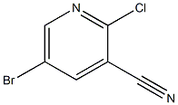 5-bromo-2-chloropyridine-3-carbonitrile Struktur