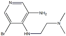 5-bromo-N4-[2-(dimethylamino)ethyl]pyridine-3,4-diamine Struktur