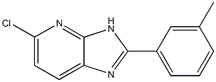 5-chloro-2-(3-methylphenyl)-3H-imidazo[4,5-b]pyridine Struktur