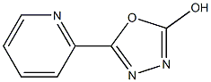 5-pyridin-2-yl-1,3,4-oxadiazol-2-ol Struktur